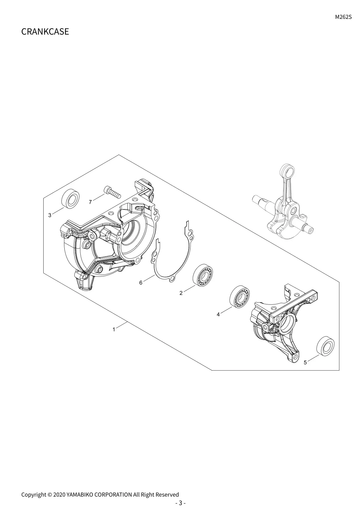 M262S IPL page 6 - CRANKCASE
