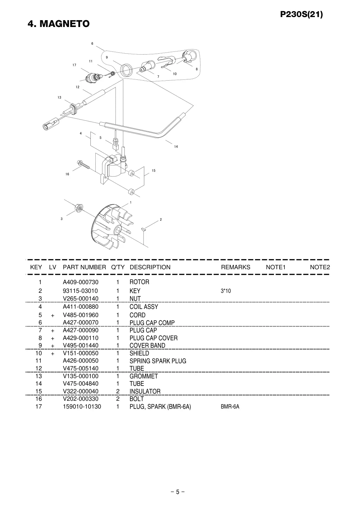 P230S IPL page 6 - BMR-6A