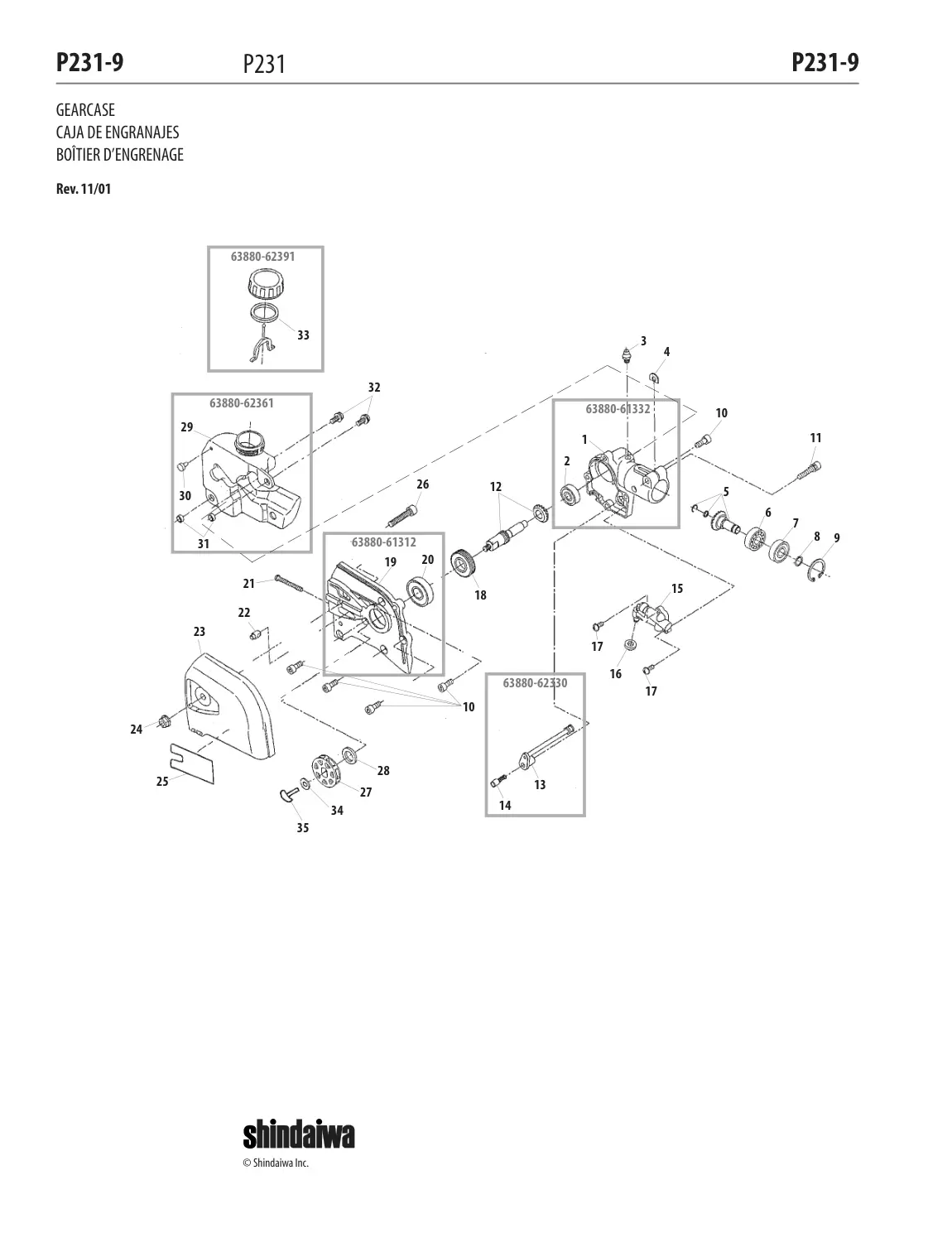 P231 IPL page 10 - GEARCASE
