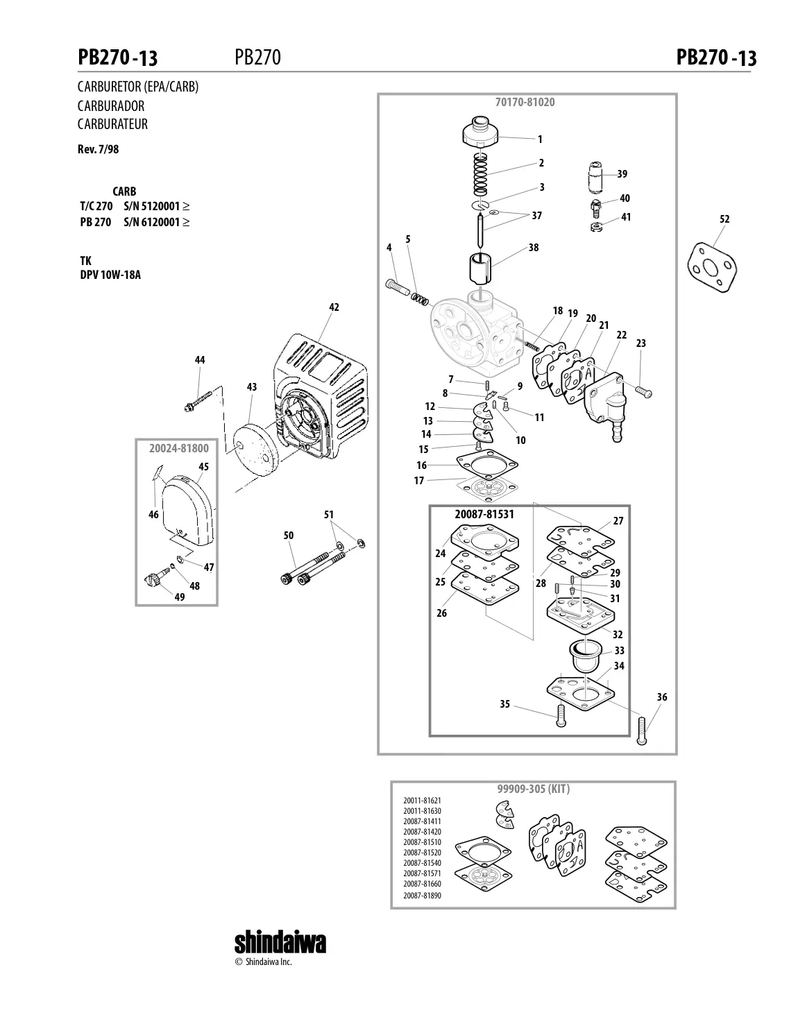 PB270 IPL page 14 - DPV 10W-18A