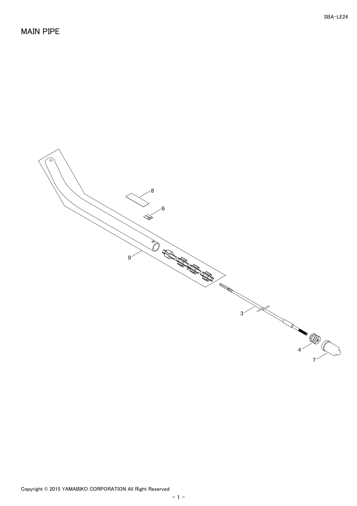 SBA-LE24 IPL page 3 - MAIN PIPE