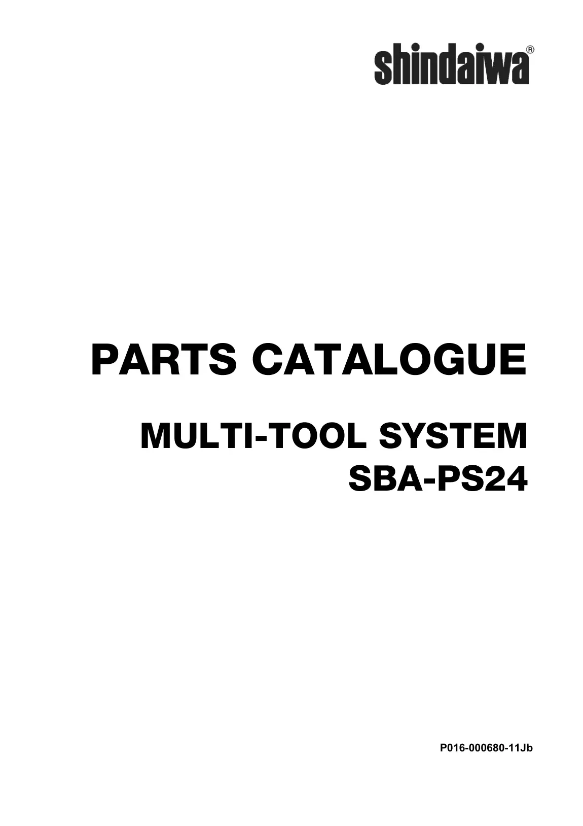 Shindaiwa SBA-PS24 Pole Pruner IPL