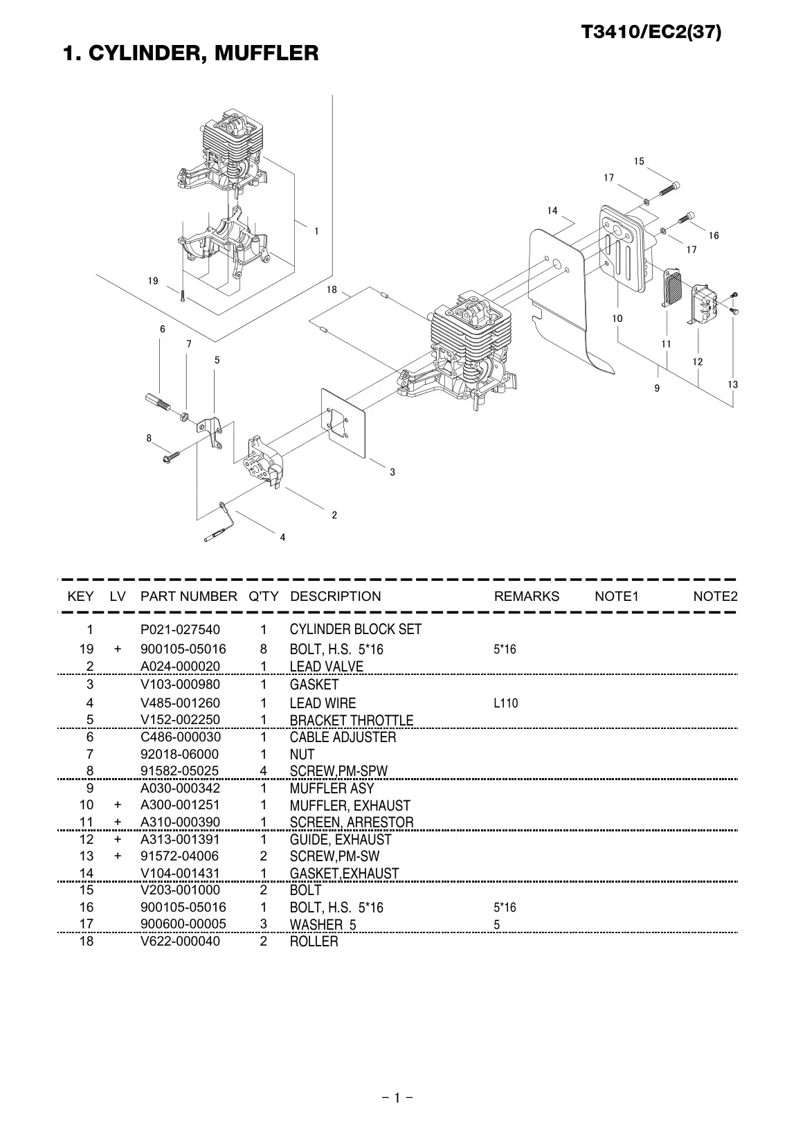 T3410 EC2 IPL page 2 - ROLLER