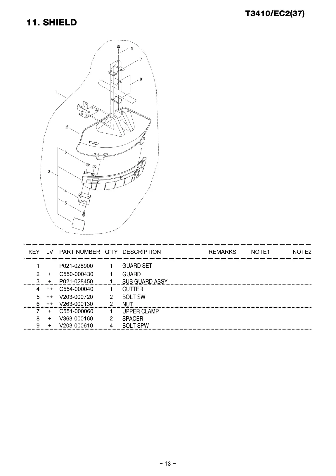 T3410 EC2 IPL page 14 - BOLT SPW