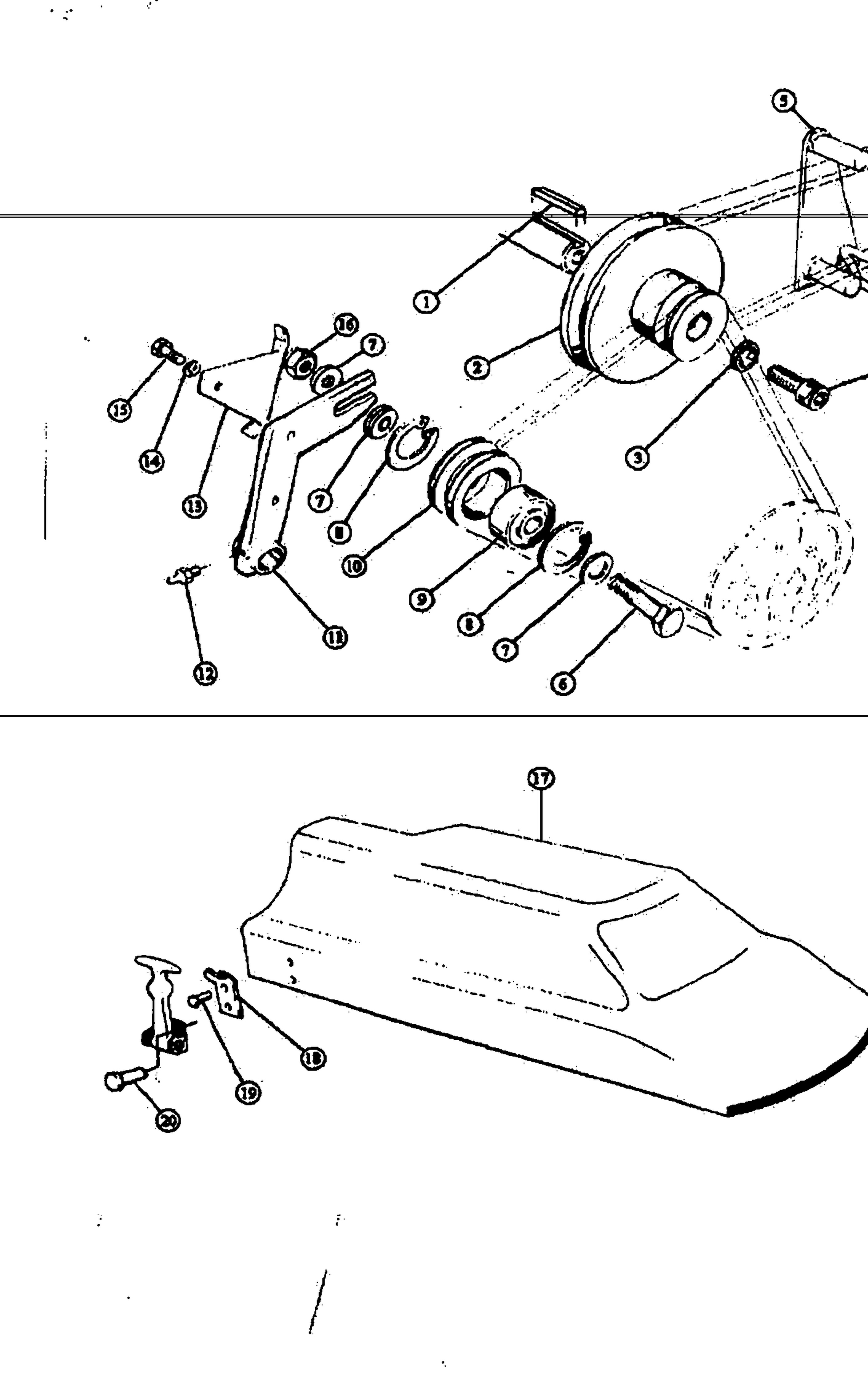 Supreme IPL75 Section 1 Engine Fitting Assembly & Cover IPL parts diagram