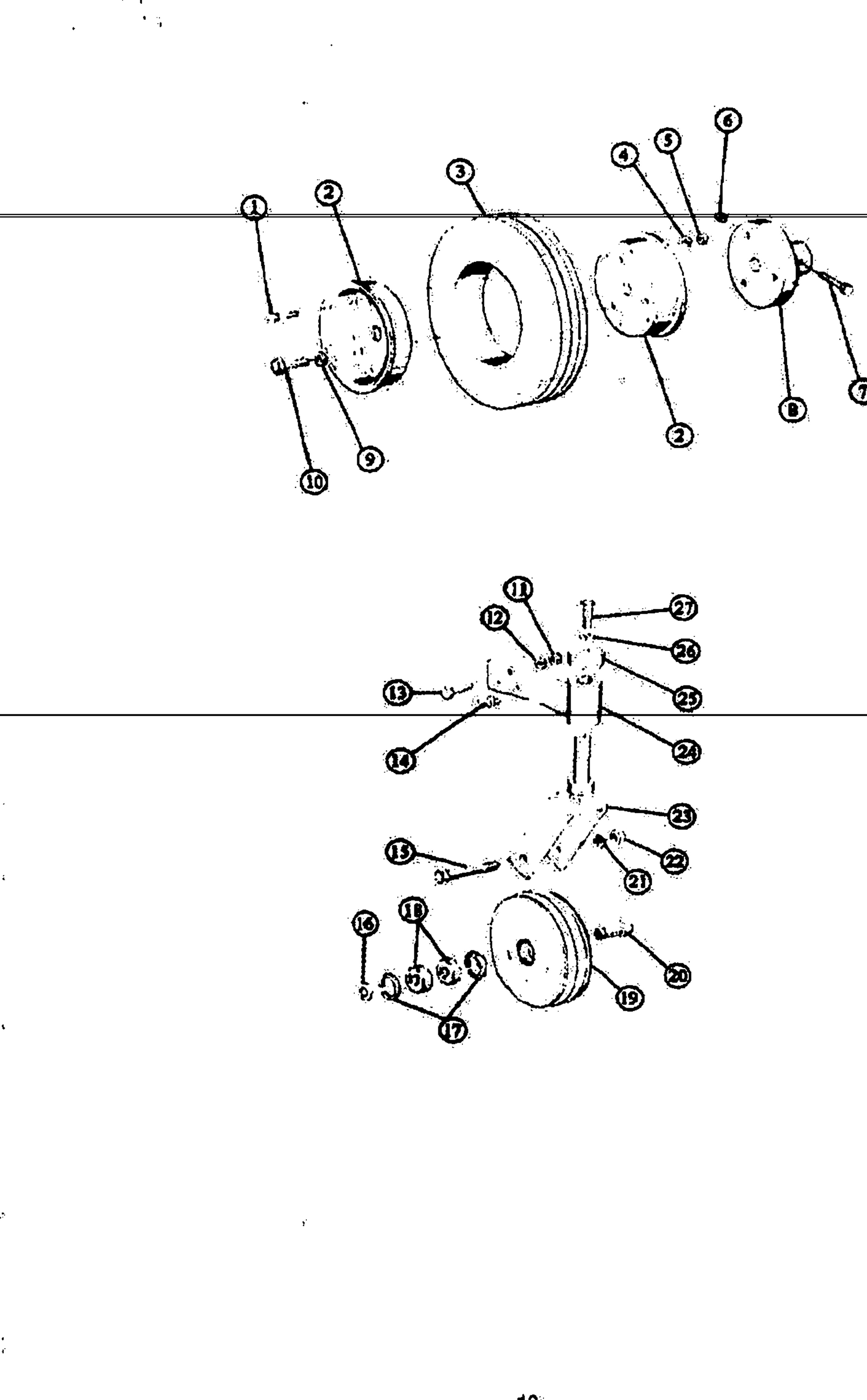 Supreme IPL75 Section 6 Front & Rear Wheel Assembly IPL parts diagram